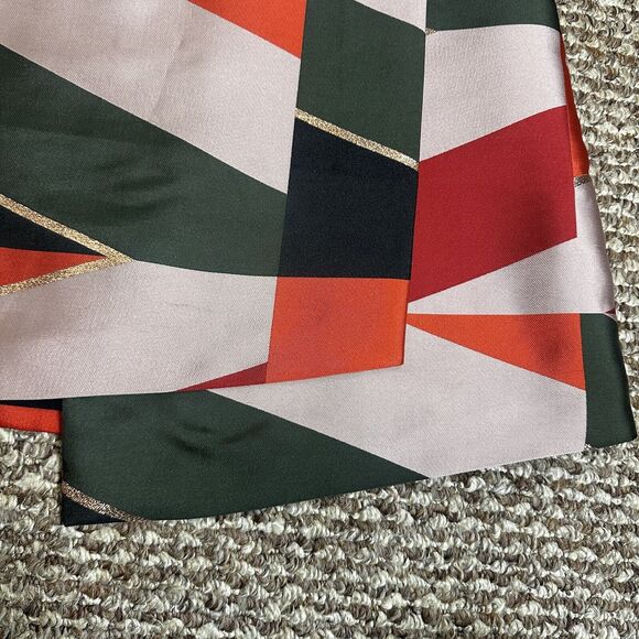 Ted Baker Redda Sahara Faux-Wrap Skirt Lined Zip Size 2 US 6 Holiday Christmas - Picture 6 of 16